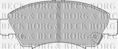 BORG & BECK bbp1467 -  Комплект тормозных колодок, дисковый тормоз